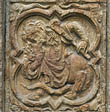 Panel 08:01 - Hybrid with man's head / torso, basilisk's body & cloven hooves